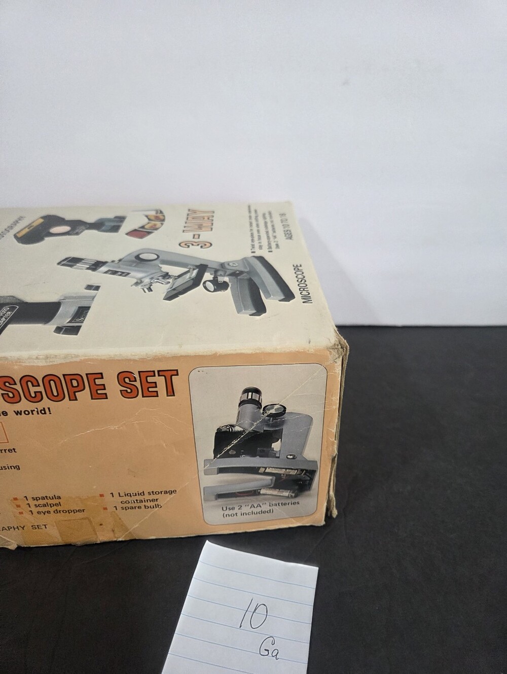 Sears Zoom Microscope Set 50 to 900 Power - White/Gray - Picture 10 of 10